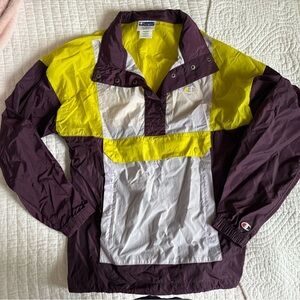 Vintage Champion Colorblock Windbreaker Jacket